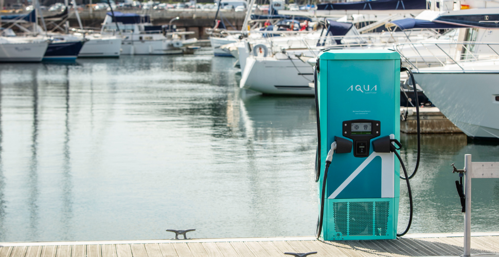 A series of high power DC electric charging stations has been installed around the Plymouth Sound National Marine Park (Credit - University of Plymouth)
